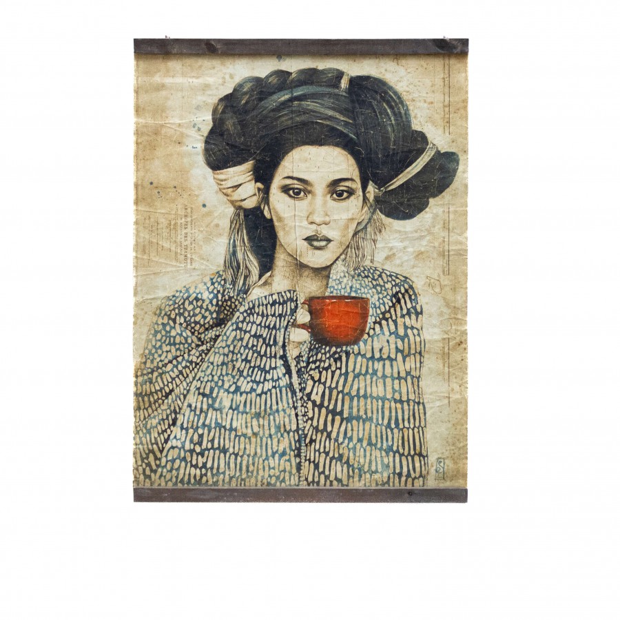 LA TASSE ROUGE - CHINE (150x200cm) LA TASSE ROUGE - CHINE (150x200cm)